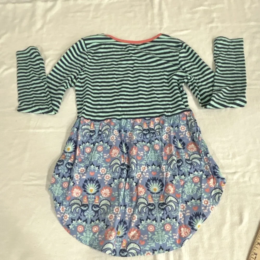 Serendipity Shrimp & Grits Kids Girls XXL 11-12 Floral Heart Tunic Tee 3752
